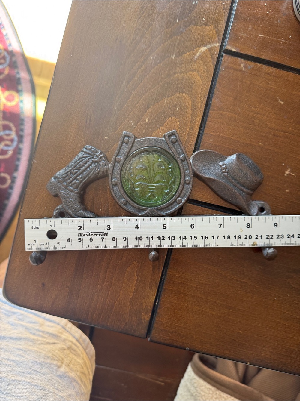 Vintage Metal Cowboy Wall Hook Decor Western - Picture 5 of 6
